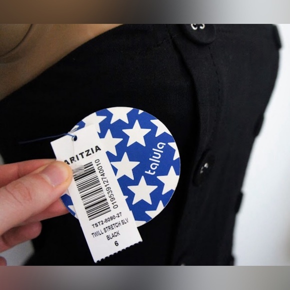 Aritzia Black Jumper Dress New with Tags Size 6 - Picture 3 of 4